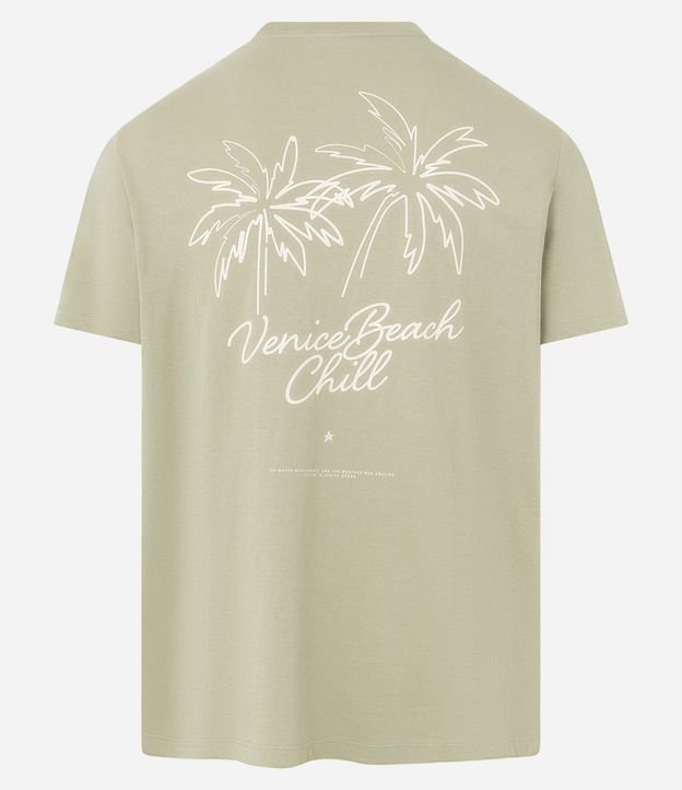Remera Comfort en Algodón Peruano con Estampa Lettering Palmeras 6