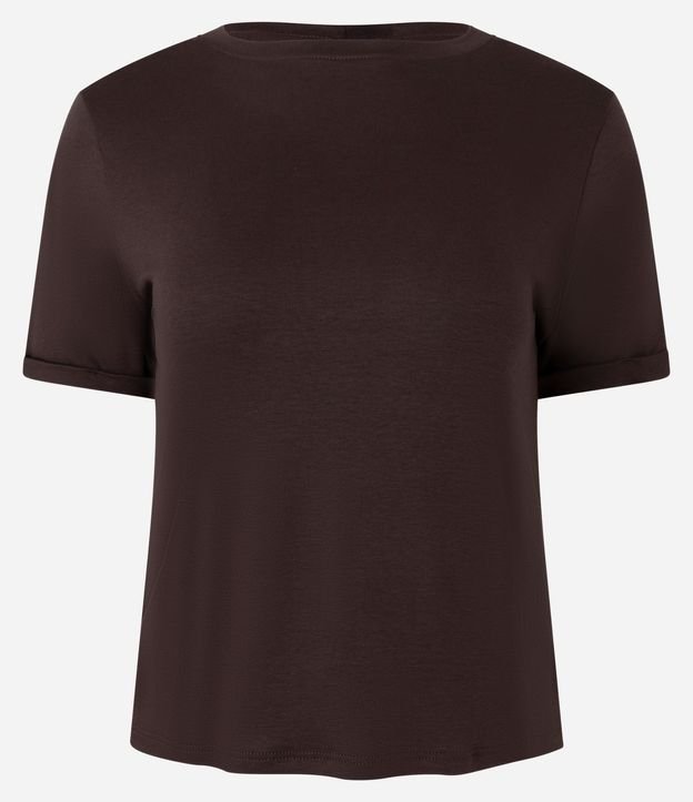 Blusa Básica en Viscosa con Manga Dobrada 5