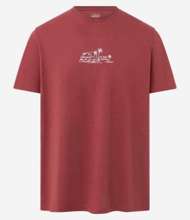 Remera Comfort en Algodón Peruano con Estampa Lettering Ilha 5