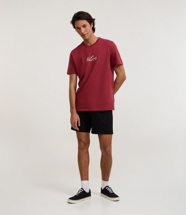 Remera Comfort en Algodón Peruano con Estampa Lettering Ilha 3