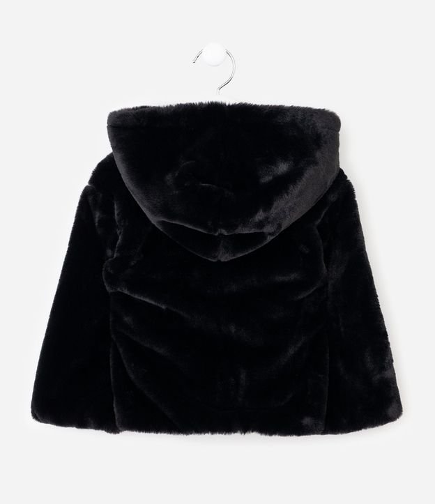 Campera Infantil Fake Fur con Capucha - Talle 1 a 6 años 3