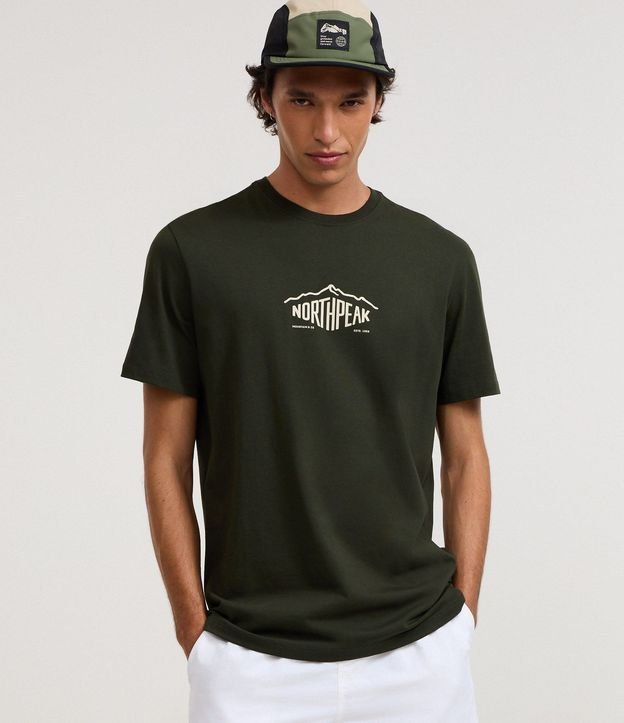 Remera Comfort en Algodón Peruano con Estampa Lettering