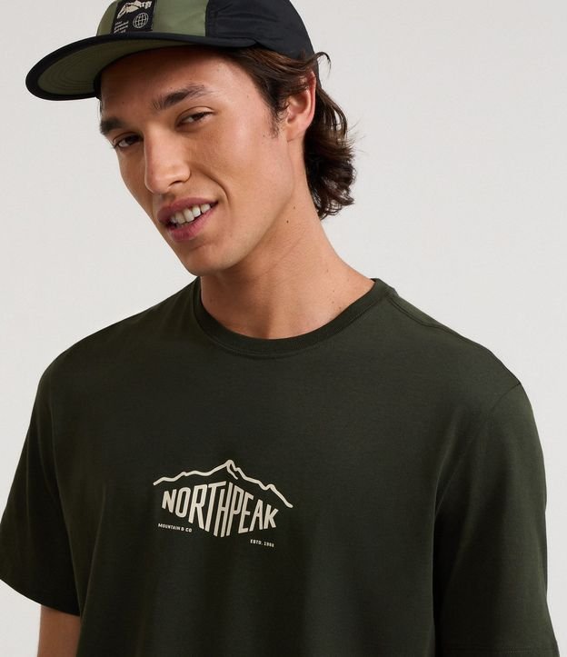 Remera Comfort en Algodón Peruano con Estampa Lettering 3