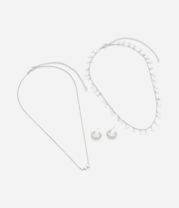 Conjunto Collar Capas y Caravana con Colgante Estrellas 2