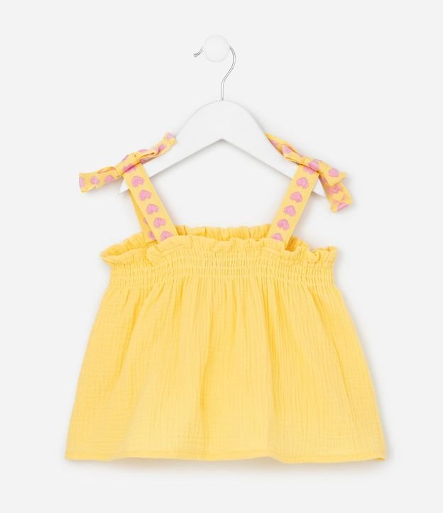 Conjunto Infantil con Corazones y Texturizado - Tam1 a 6 años 3