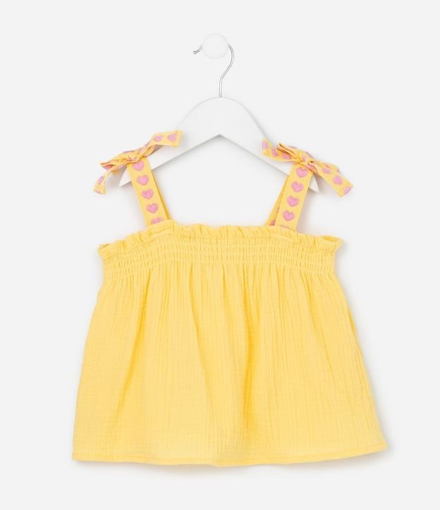 Conjunto Infantil con Corazones y Texturizado - Tam1 a 6 años 4