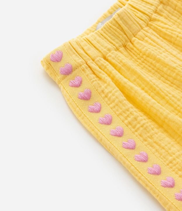 Conjunto Infantil con Corazones y Texturizado - Tam1 a 6 años 8