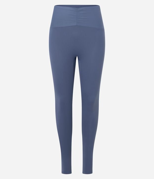 Pantalón Legging Deportiva sin Costura no Gancho y con Fruncido Delantero 6
