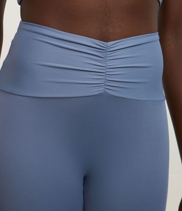 Pantalón Legging Deportiva sin Costura no Gancho y con Fruncido Delantero 4