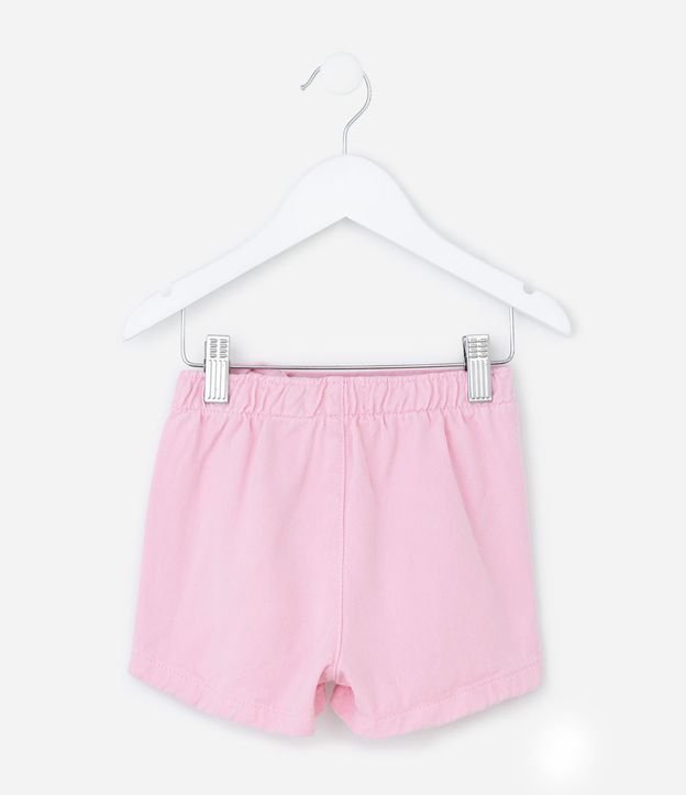 Short Pollera Infantil en Sarga con Lazo - Talle 1 a 6 años 3