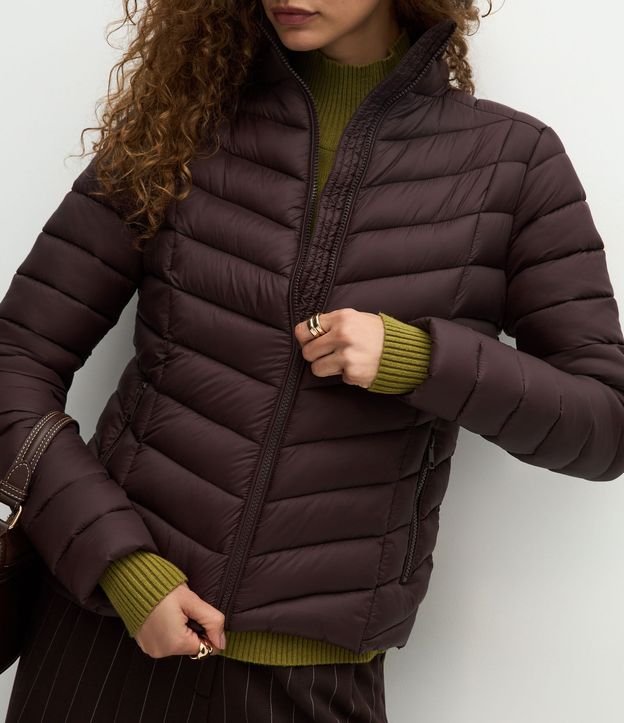 Campera Puffer Ultraligera en Poliamida con Bolsita 4