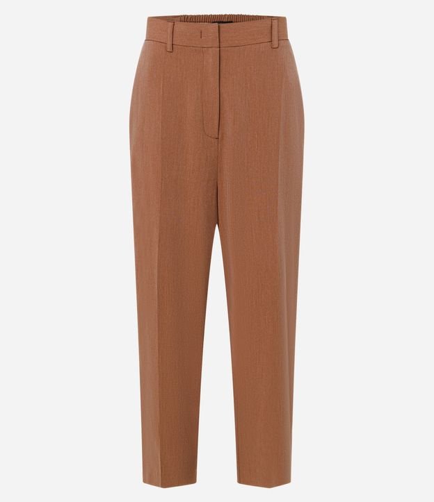 Pantalón Recto Sastrería con Textura y Bolsillos 5