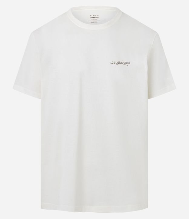 Remera Comfort en Algodón Peruano con Estampa Abstracta 5