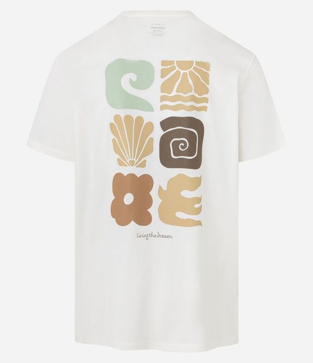 Remera Comfort en Algodón Peruano con Estampa Abstracta 6