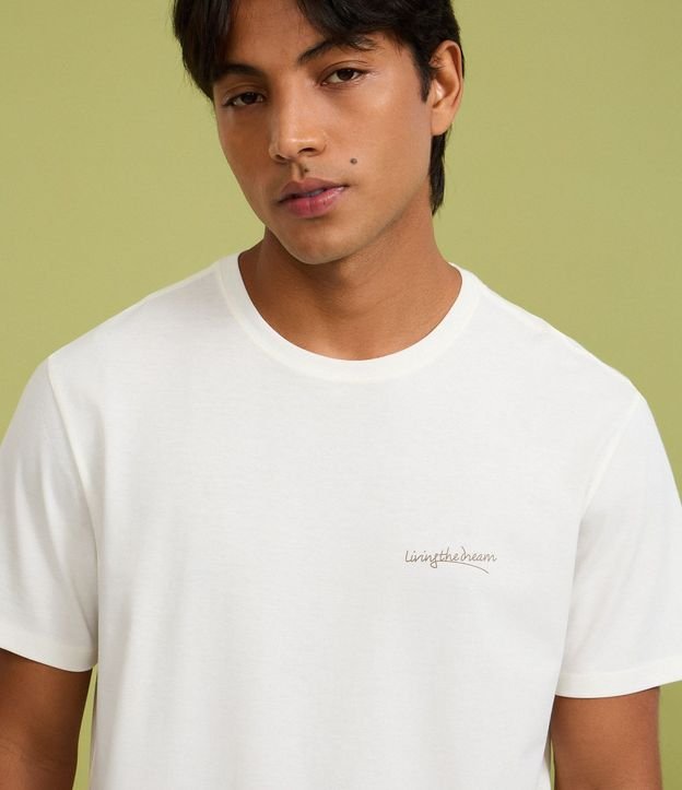 Remera Comfort en Algodón Peruano con Estampa Abstracta 3