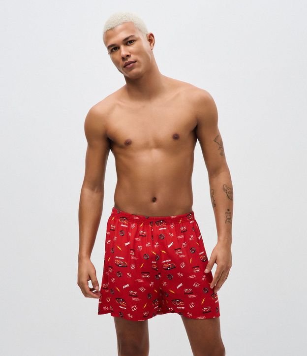 Calzoncillo Boxer de Tela con Estampa Rayo McQueen 1
