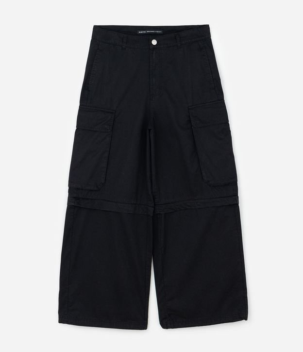 Pantalón Mega Baggy Lisa que se Vuelve Bermuda 6