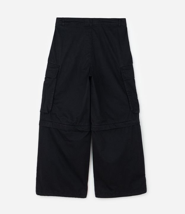 Pantalón Mega Baggy Lisa que se Vuelve Bermuda 7