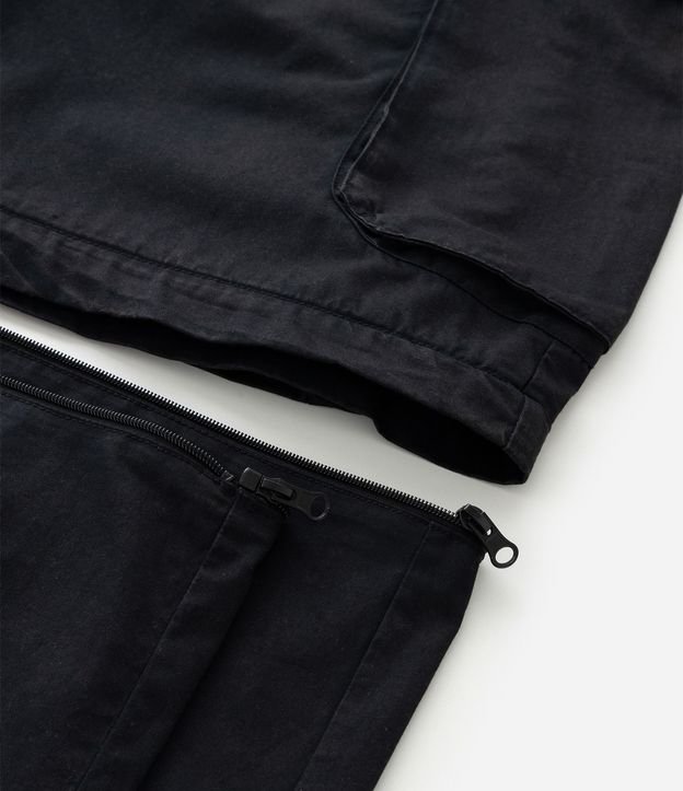 Pantalón Mega Baggy Lisa que se Vuelve Bermuda 9