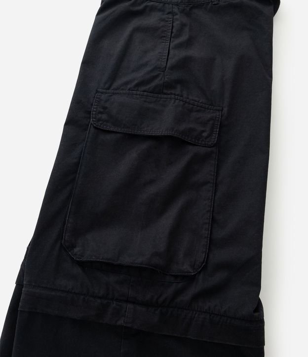 Pantalón Mega Baggy Lisa que se Vuelve Bermuda 10