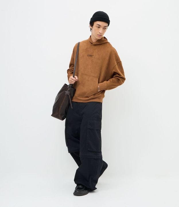 Pantalón Mega Baggy Lisa que se Vuelve Bermuda 1