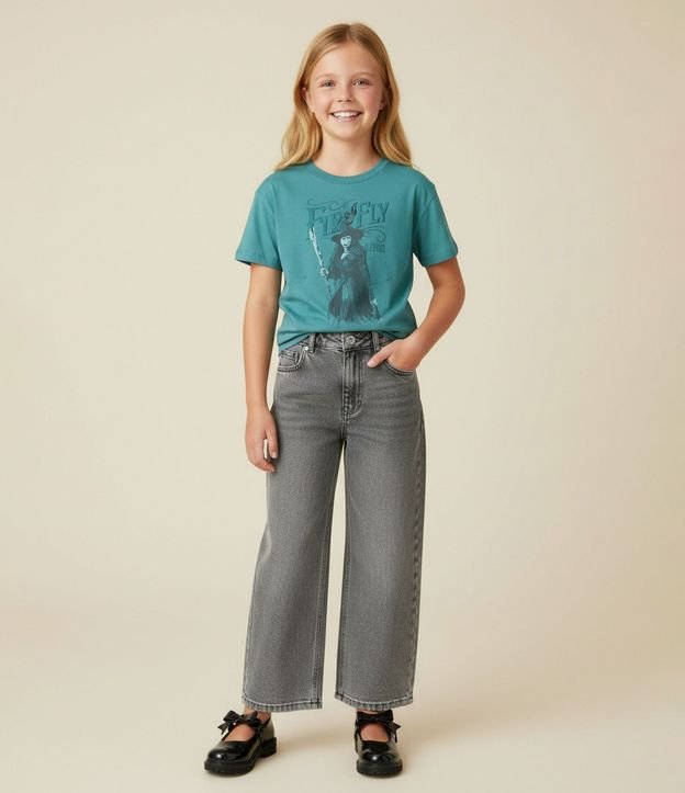 Remera Infantil con Estampa de Wicked Elphaba - Talle 5 a 14 años