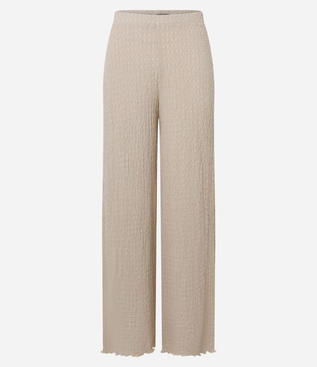 Pantalón Texturizada con Cintura Elástica 10
