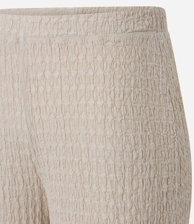 Pantalón Texturizada con Cintura Elástica 11