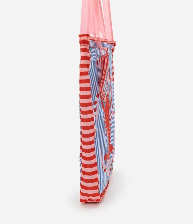 Bolsa Plegable con Estampa Rayada y Trancadero 3