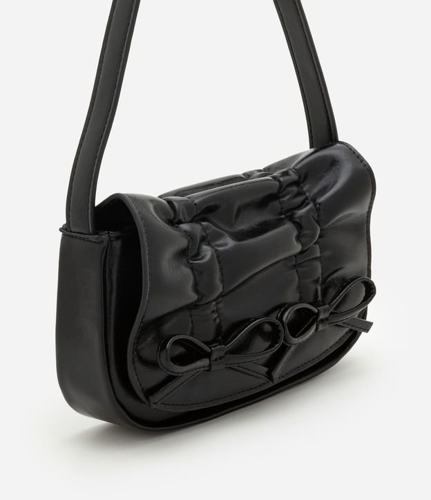 Cartera Infantil Baguette en PU Liso con Lacitos - Talle único