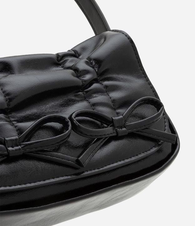 Cartera Infantil Baguette en PU Liso con Lacitos - Talle único 4
