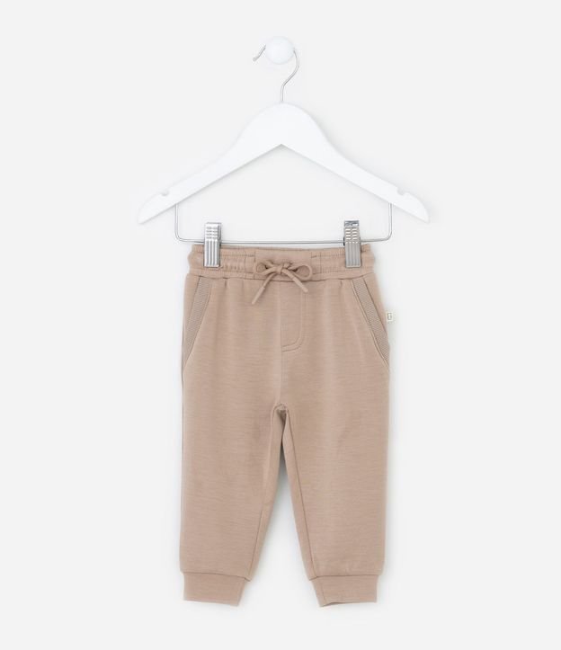 Pantalón Infantil con Cordón Ajustable - Talle RN a 18 Meses 2