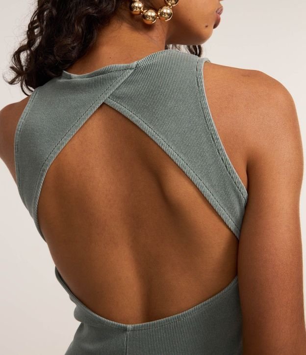 Vestido New Midi en Rib con Espalda Abiertas 4