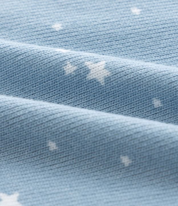 Enterito Infantil en Algodón con Estampado de Estrellas – Talle 0 a 18 Meses 5
