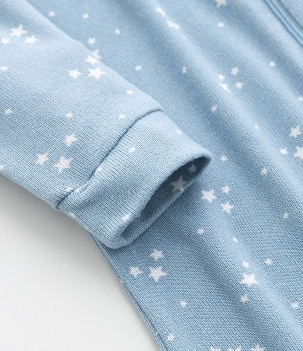 Enterito Infantil en Algodón con Estampado de Estrellas – Talle 0 a 18 Meses 7