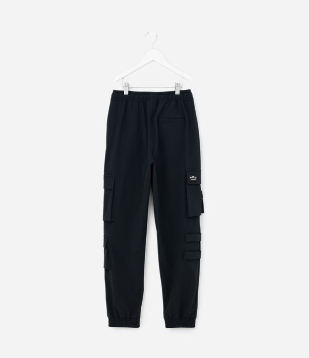 Pantalón Infantil en Microfibra con Bolsillos y Velcro - Talle 5 a 14 años 3