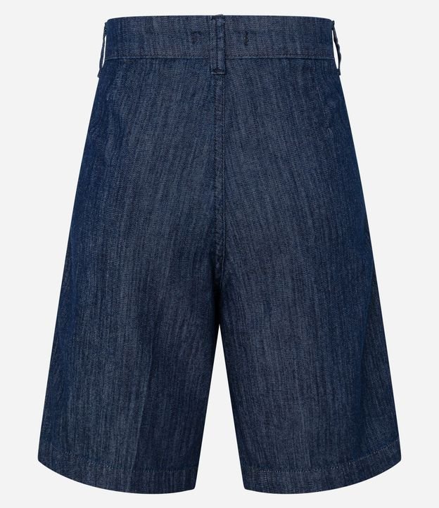 Bermuda Cintura Alta en Jeans con Cintura Sastre 6