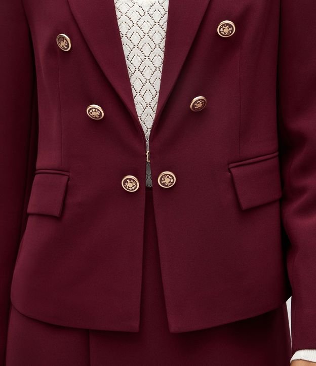 Blazer Slim Sastre con Botones Diferenciados 3