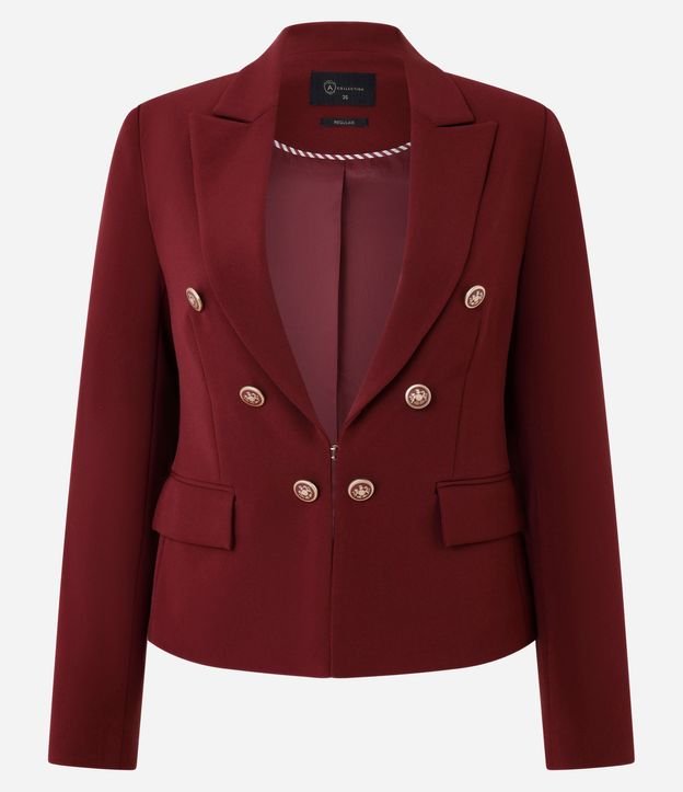 Blazer Slim Sastre con Botones Diferenciados 5