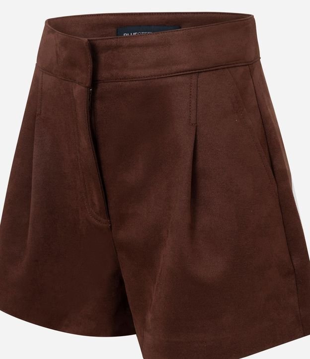 Short Evasê en Gamuza con Pliegues 5