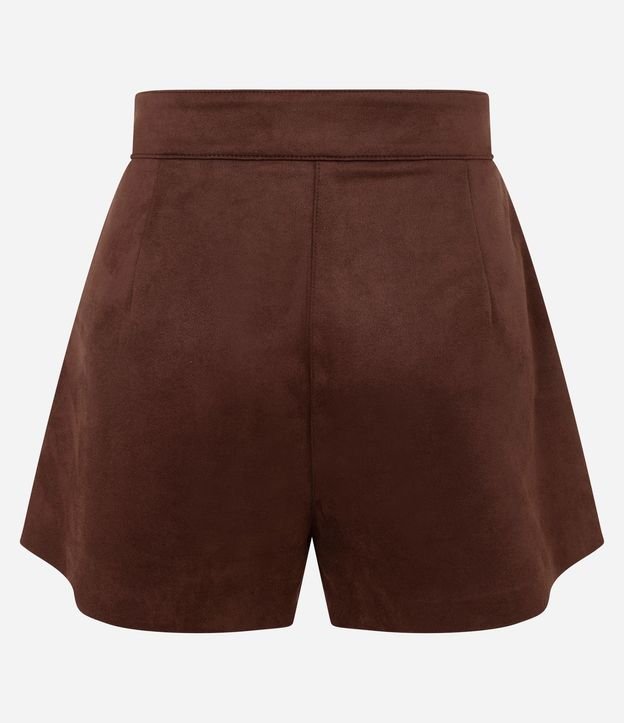 Short Evasê en Gamuza con Pliegues 6