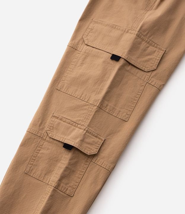 Pantalón Slim Infantil en Sarga RipStop con Bolsillos Cargo - Talle 5 a 14 5