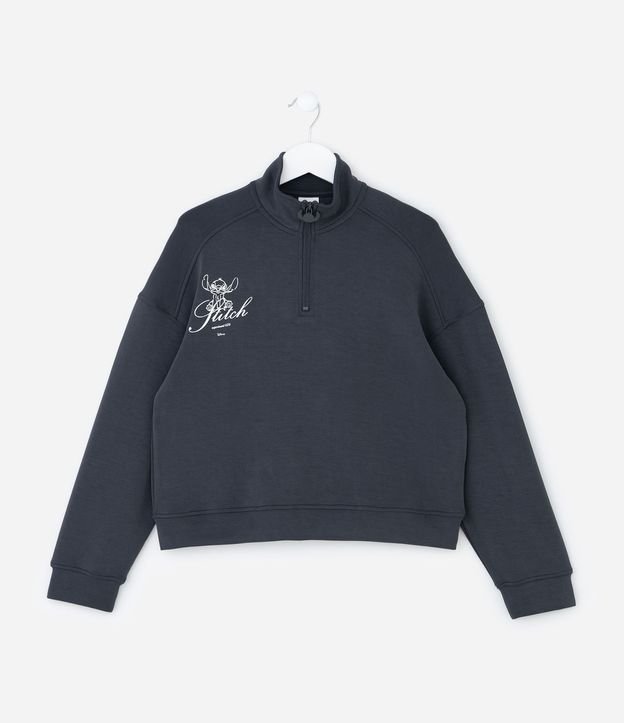 Buzo Infantil Relaxed en Tech Fleece con Estampa de Stitch – Talle 5 a 14 años 2