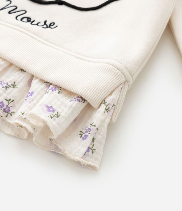 Buzo Infantil con Bordado Minnie y Ruedo de Camisa – Talle 1 a 6 años 5