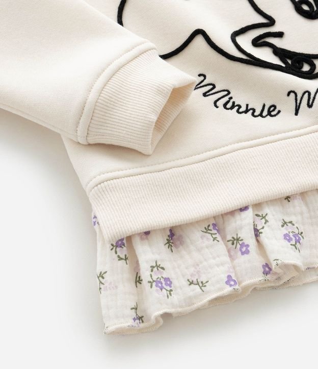 Buzo Infantil con Bordado Minnie y Ruedo de Camisa – Talle 1 a 6 años 6