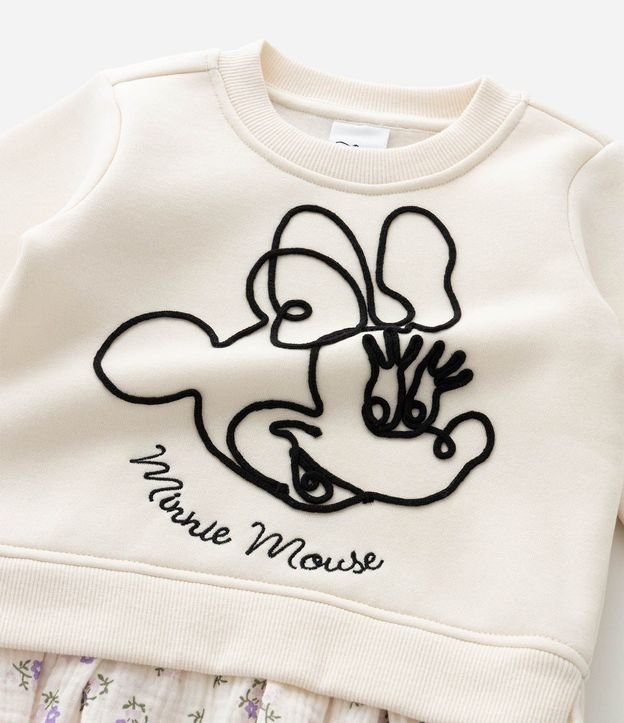 Buzo Infantil con Bordado Minnie y Ruedo de Camisa – Talle 1 a 6 años 8
