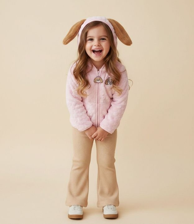 Campera Infantil en Fleece con Capucha y Orejitas Sky – Talle 1 a 5/6 años 1