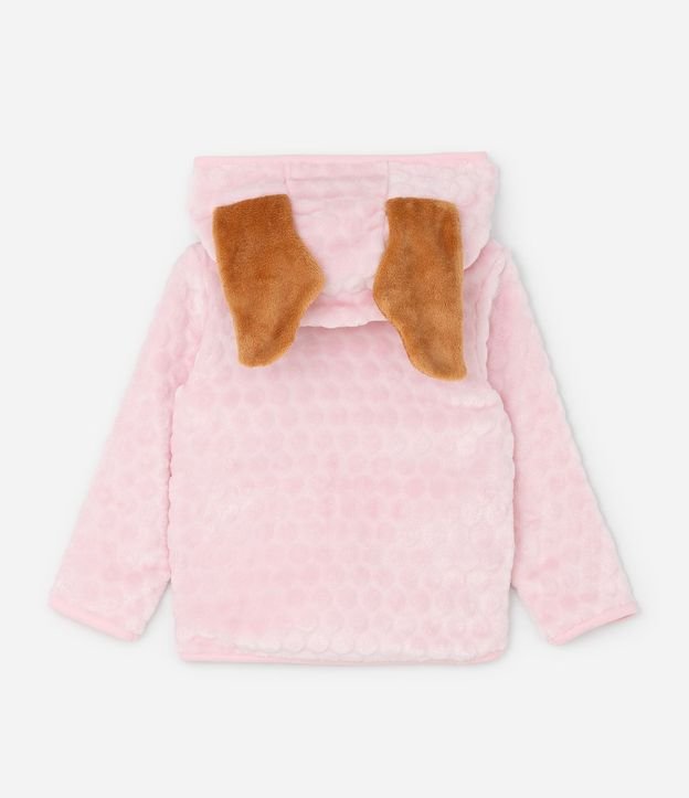 Campera Infantil en Fleece con Capucha y Orejitas Sky – Talle 1 a 5/6 años 3