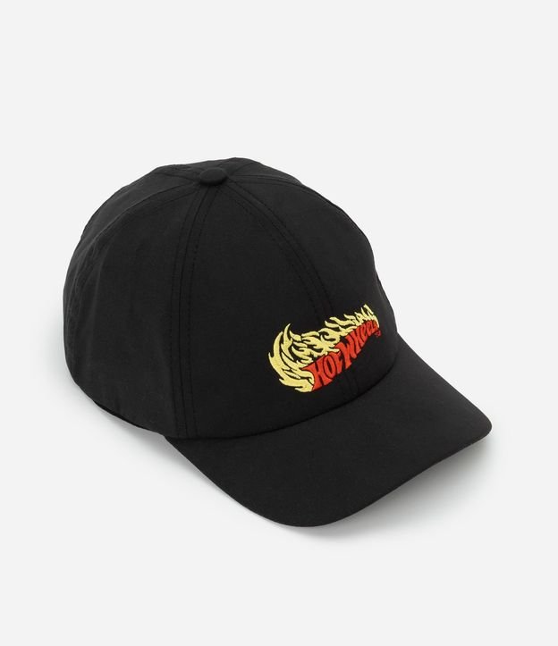 Gorra Infantil Aba Curva con Bordado Hot Wheels - Talle Único