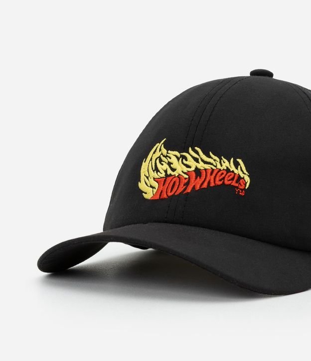 Gorra Infantil Aba Curva con Bordado Hot Wheels - Talle Único 4